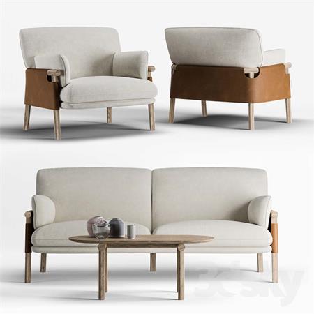 Erik Jorgensen沙发椅3D模型