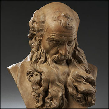 大胡子老人头像雕塑摆件3D模型16设计网精选
