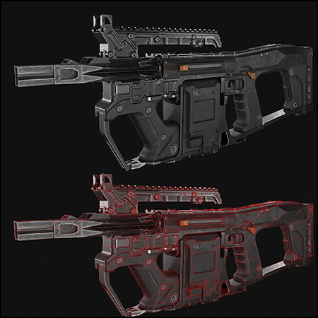 Lotus Rifle步枪3D模型16设计网精选