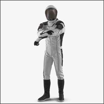 未来派宇航员太空服3D模型