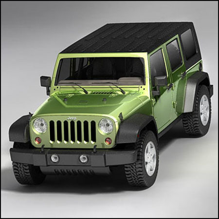 吉普牧马人无限2008汽车3D模型16设计网精选