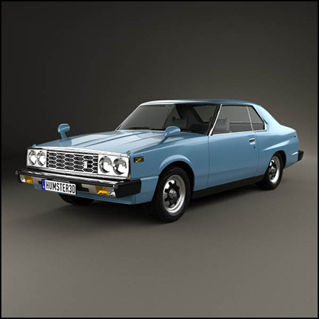 日产跑车（C210 GT）Coupe 1977 3D/C4D模型素材天下精选