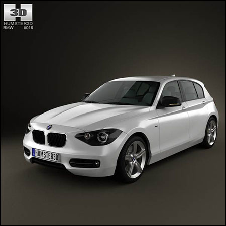 宝马BMW 1 Series (F20) 5-door 2011 3D/C4D模型16设计网精选