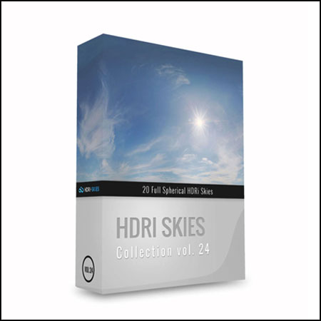 20款高分辨率全球形天空HDRI贴图