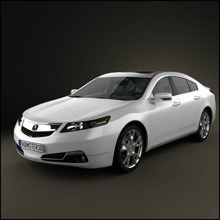 讴歌Acura TL 2012 3D/C4D模型素材天下精选