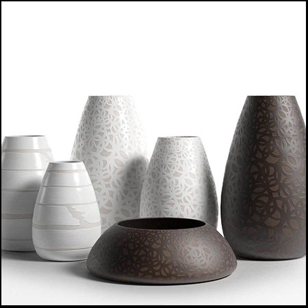 瓷器花瓶家用摆件3D/C4D模型16设计网精选