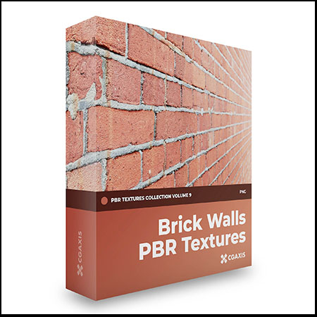 砖墙石块墙面Poliigon多通道4K高清PBR材质