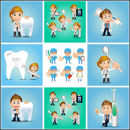 10款牙齿健康清洁养护牙科医生插图