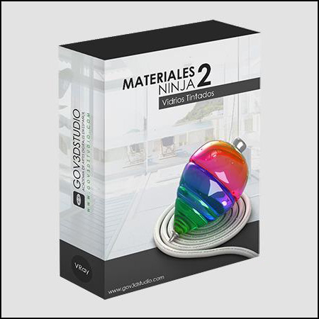 Materiales Ninja 02 – Vidrios Tintados – Vray玻璃材质