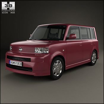 赛恩汽车Scion xB 2003 3D/C4D模型16图库网精选