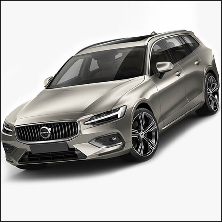 Volvo V60 2019沃尔沃越野汽车3D/C