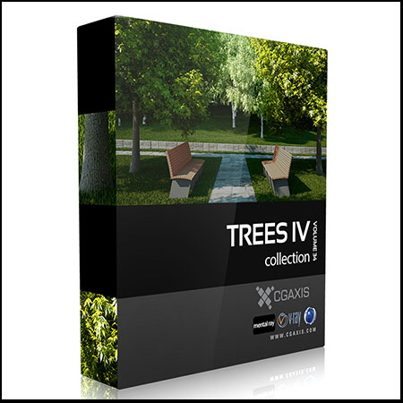 30款精致的大树3D/C4D模型16图库网精选