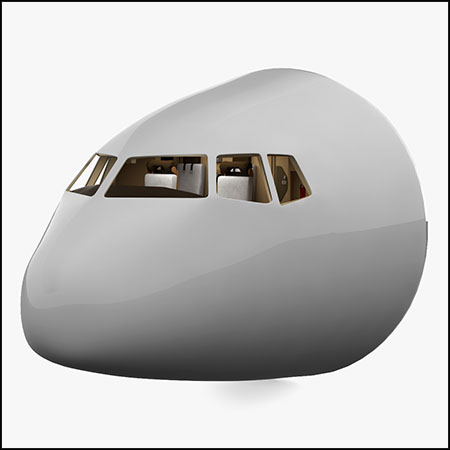 波音777驾驶舱3D/C4D模型16素材网精选