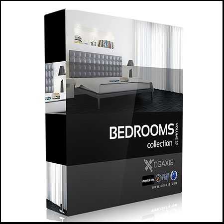 30个卧室家具床 橱柜 床头柜C4D模型素材天下精选