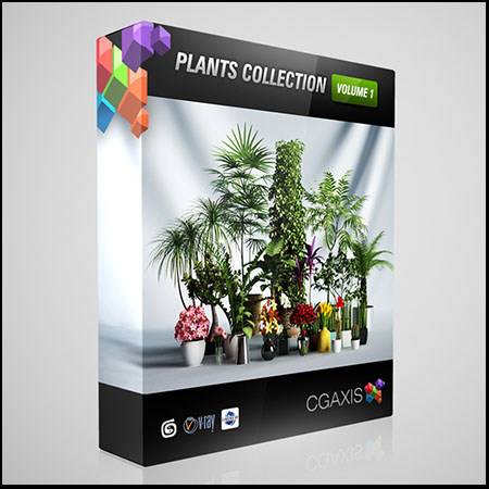 20款高品质植物C4D/3D模型