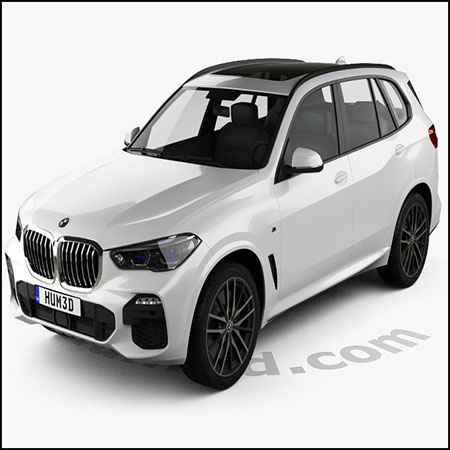 BMW X5 G05 2019款汽车3D/C4D模型1