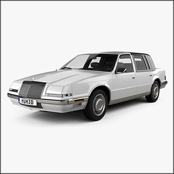 克莱斯勒Chrysler Imperial 1989 3D/C4D模型素材天下精选
