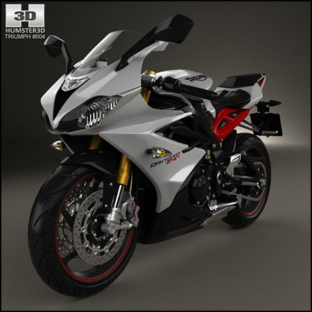 凯旋代托纳 675R ABS 2015摩托车3D